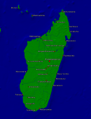 Madagaskar Städte + Grenzen 1824x2400